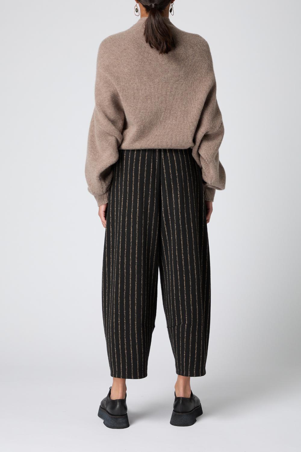 Broken Stripe Jersey Bubble Trousers