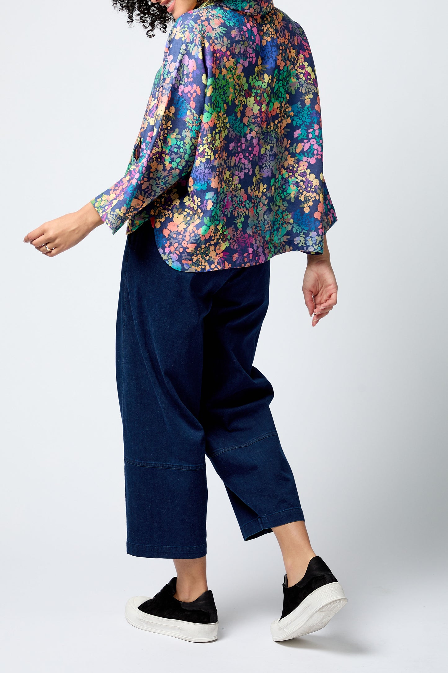 Sahara Scattered Floral Linen Shirt 