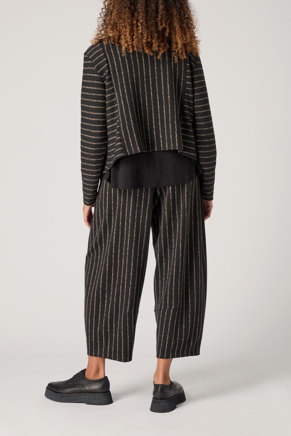 Broken Stripe Jersey Bubble Trousers