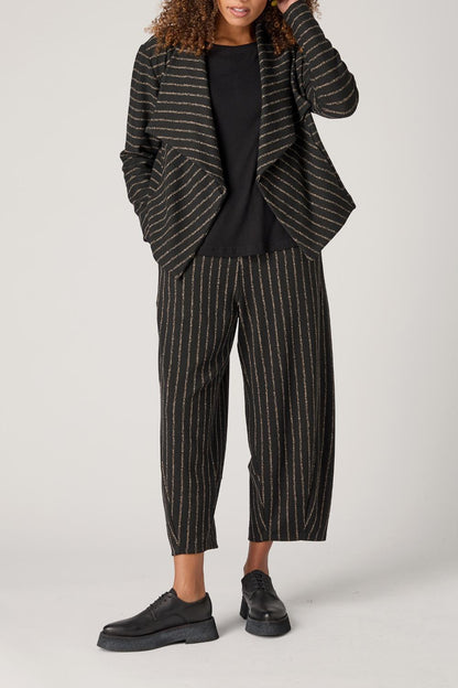 Broken Stripe Jersey Bubble Trousers