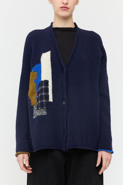 Track Patch Cardigan