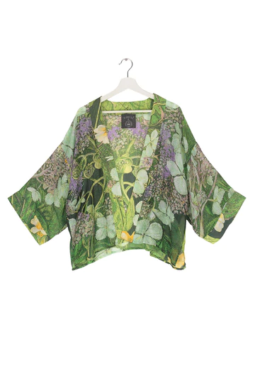 One Hundred Stars Kew Hydrangea Kimono Lime