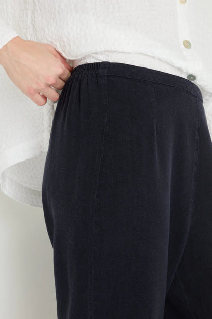 Slim Twisted Linen Trousers