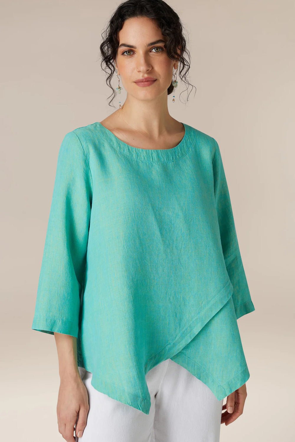 Sahara Cross Dye Asymmetric Tunic 