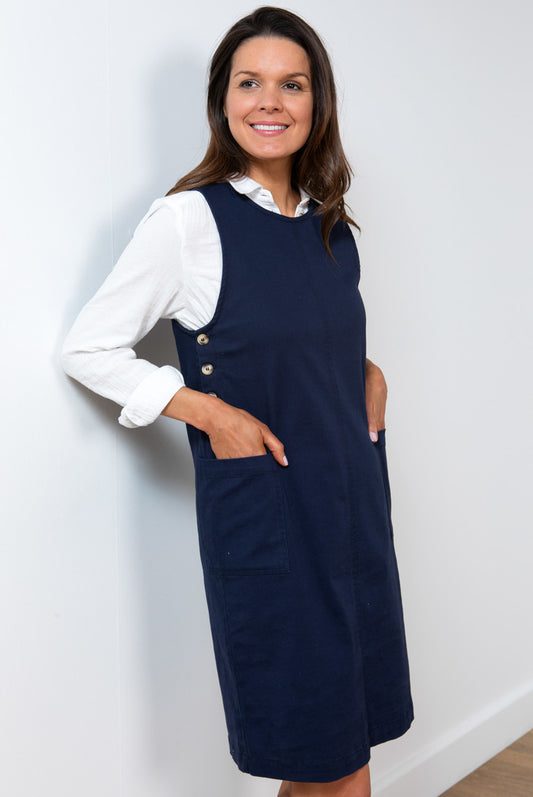 Lily and Me Hillcote Twill Dress Navy