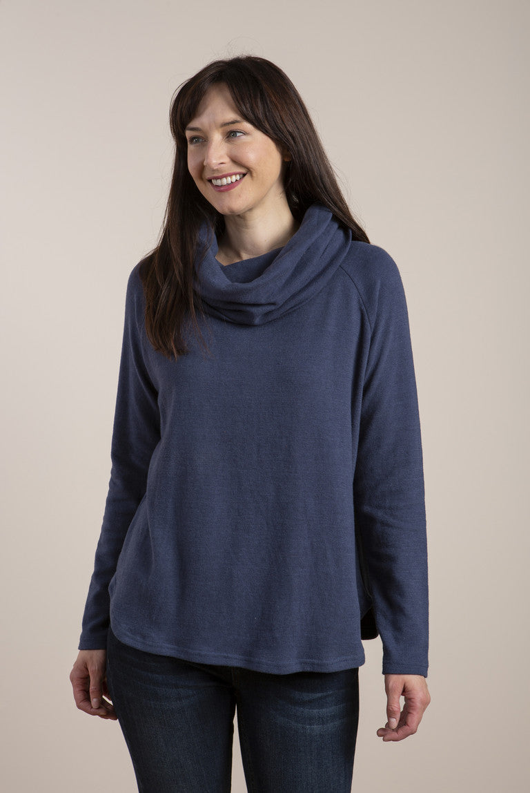 Lily and Me Bethan Jumper Plain Blue