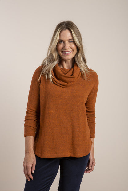 Lily and Me Bethan Jumper Plain Pumpkin