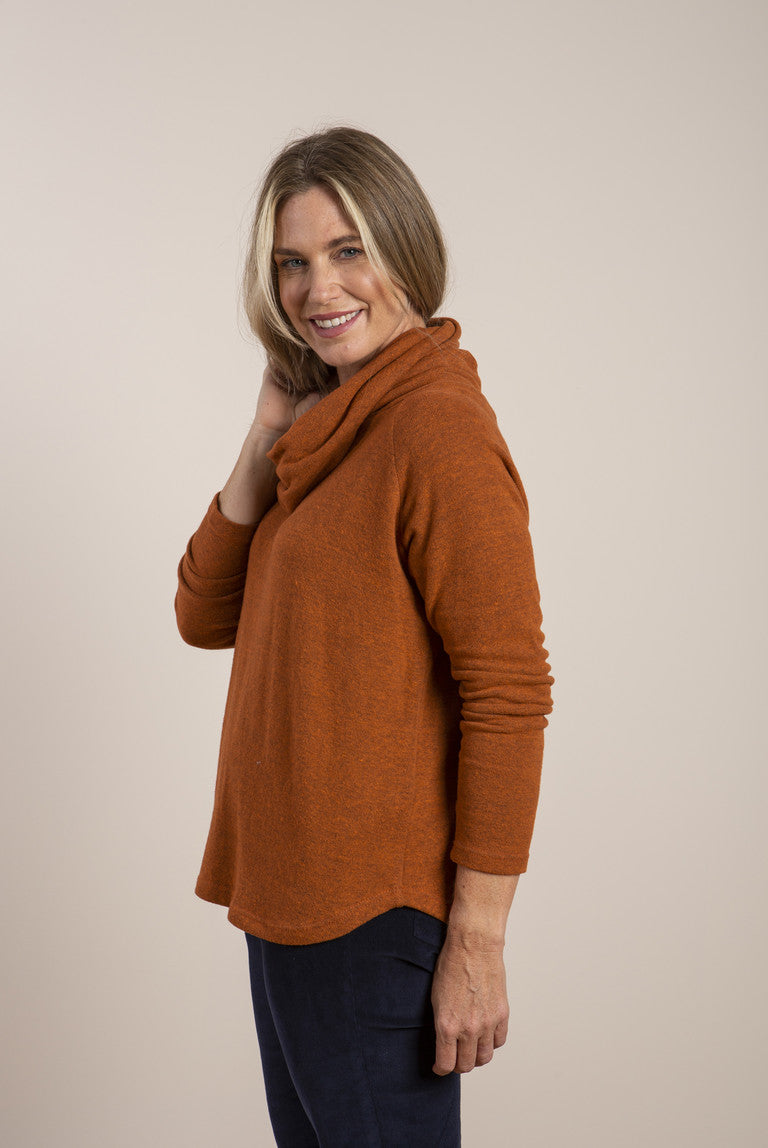 Lily and Me Bethan Jumper Plain Pumpkin