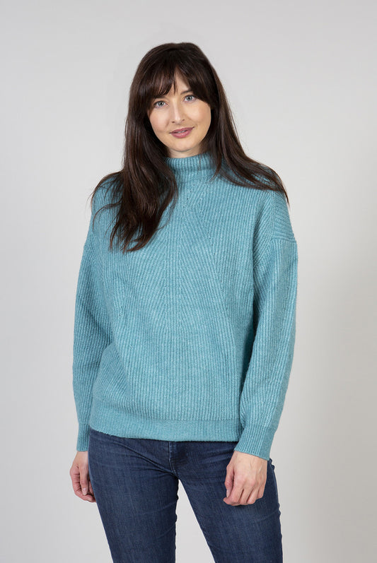 Lily and Me Pointelle Jumper Teal
