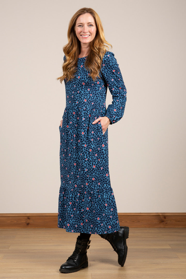 Lily and Me Wickridge Dress Giraffe Blue