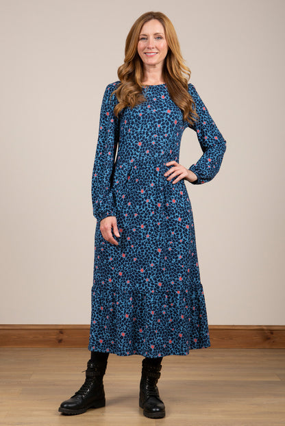Lily and Me Wickridge Dress Giraffe Blue