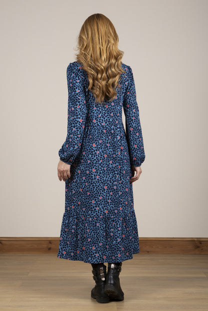 Lily and Me Wickridge Dress Giraffe Blue