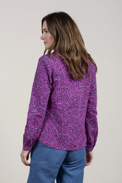 Lily and Me Bowbridge Shirt Pebble Cerise