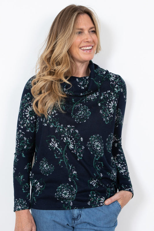 Lily and Me Relaxed Everyday Jumper Cloud Navy Blue