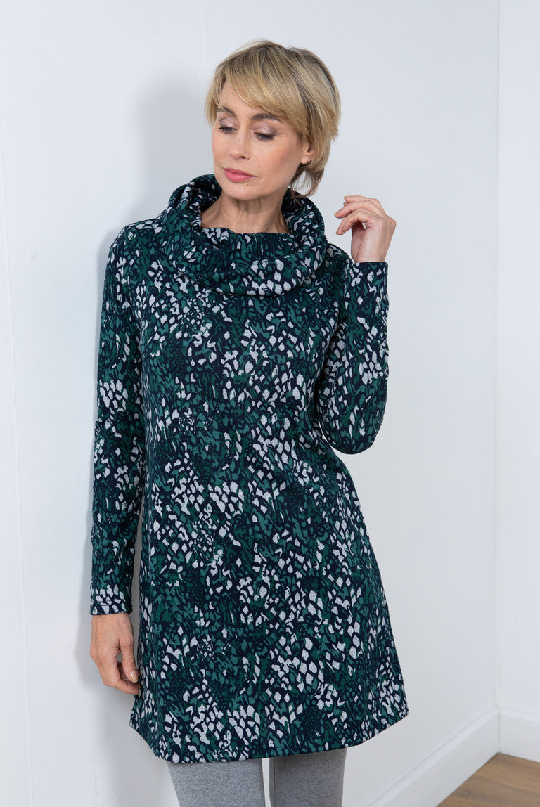Lily and Me Winkleigh Tunic Mineral Green Green