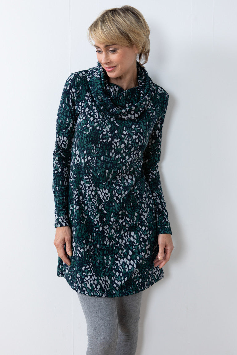 Lily and Me Winkleigh Tunic Mineral Green Green
