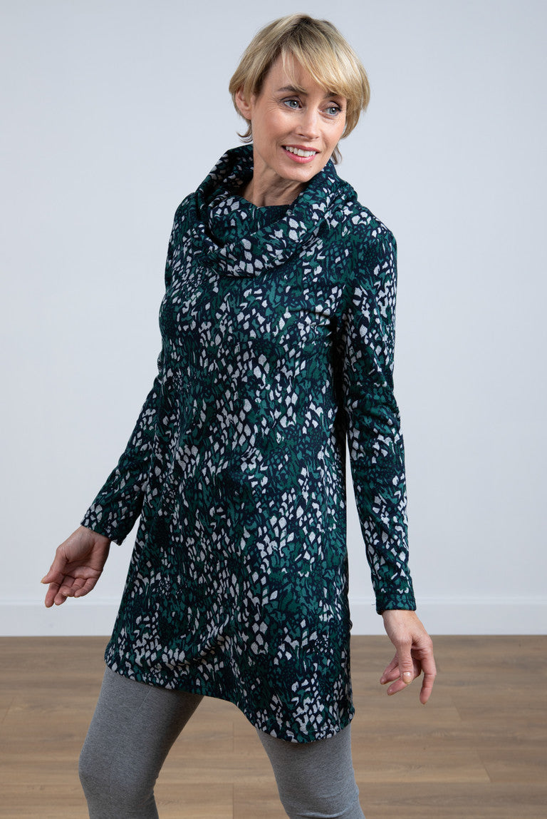 Lily and Me Winkleigh Tunic Mineral Green Green