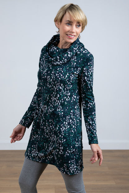 Lily and Me Winkleigh Tunic Mineral Green Green