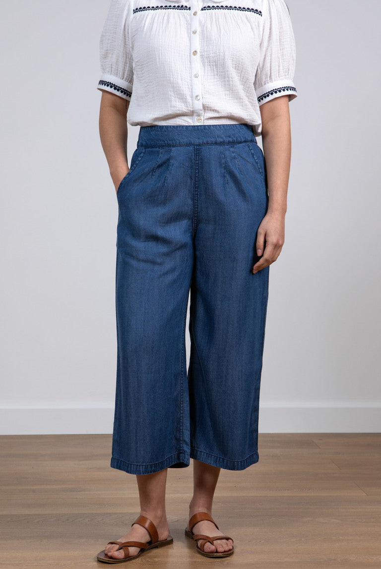 Lily and Me Tencel Drift Trousers Blue