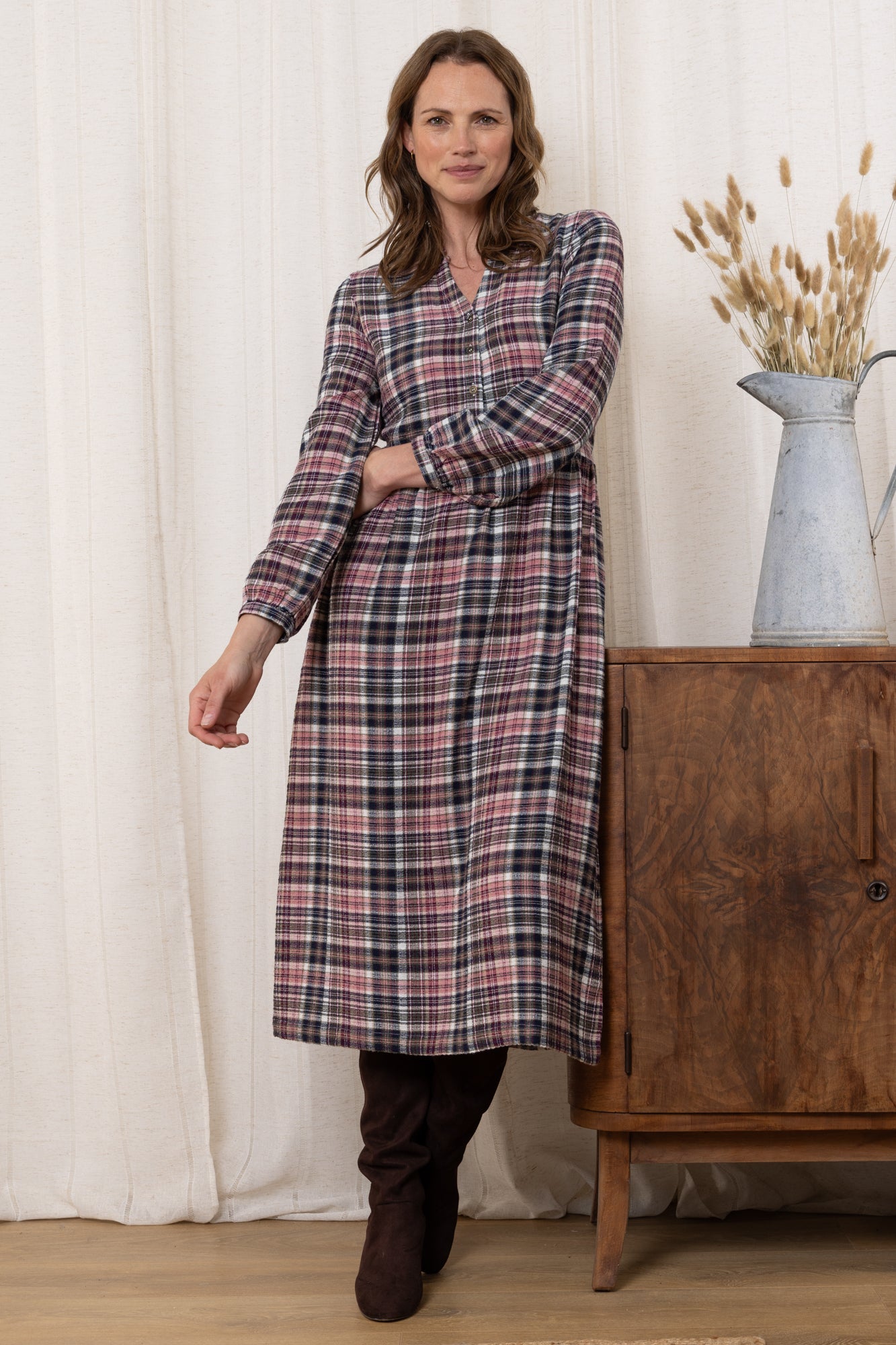 Check Ellington Dress