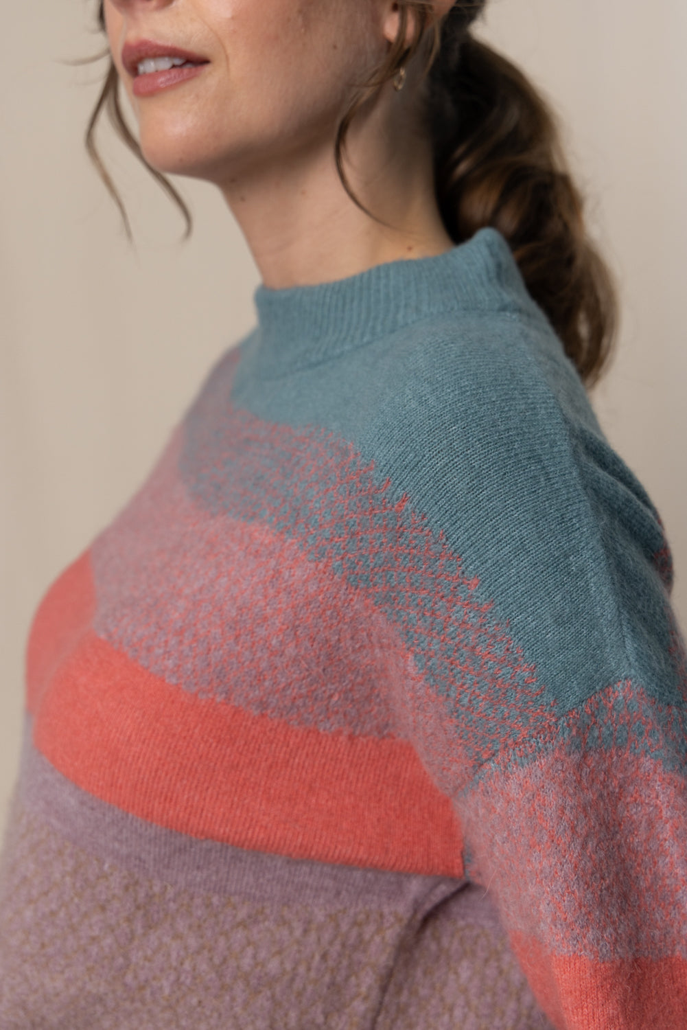 Art Colour Block Jumper