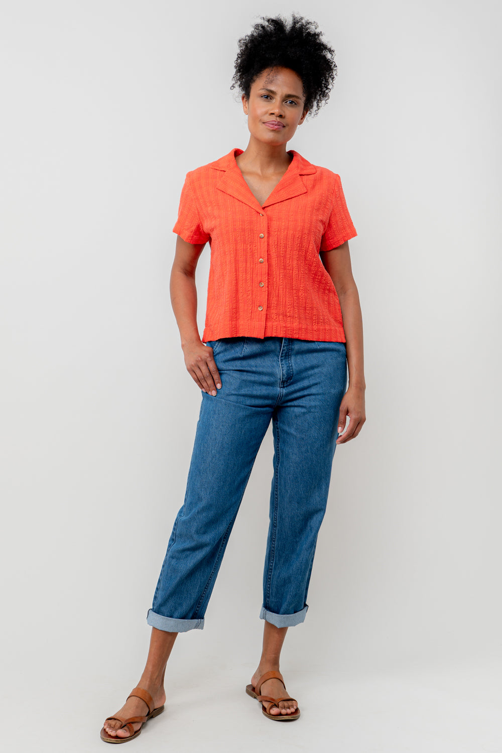 Seersucker Check Pippa Shirt