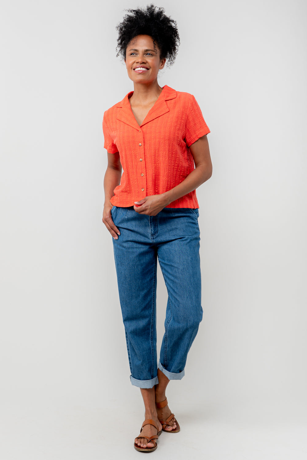 Seersucker Check Pippa Shirt