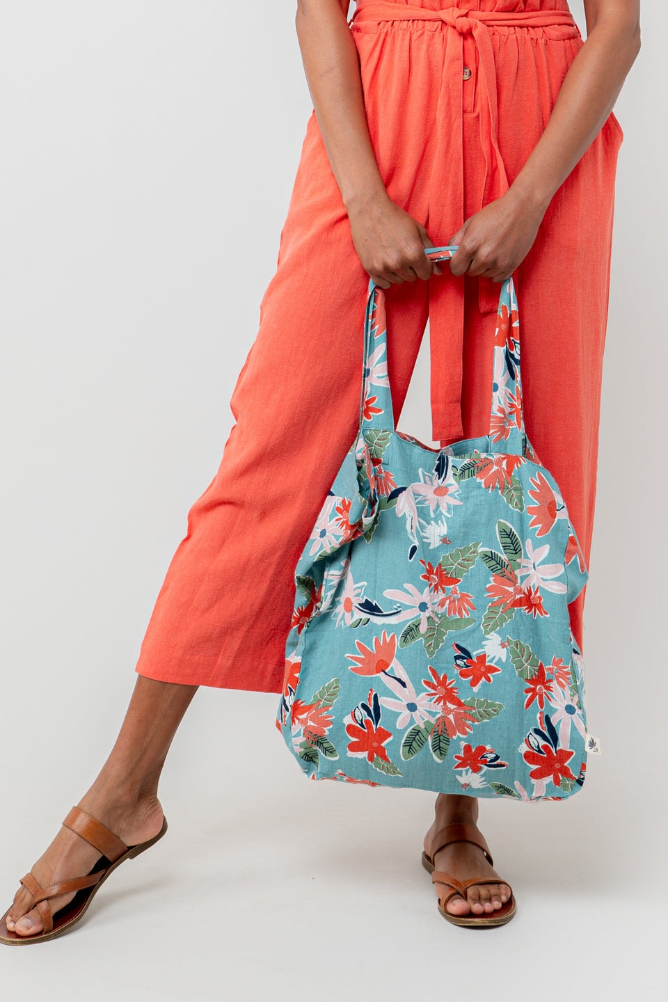 Serena Linen Shopper Bag
