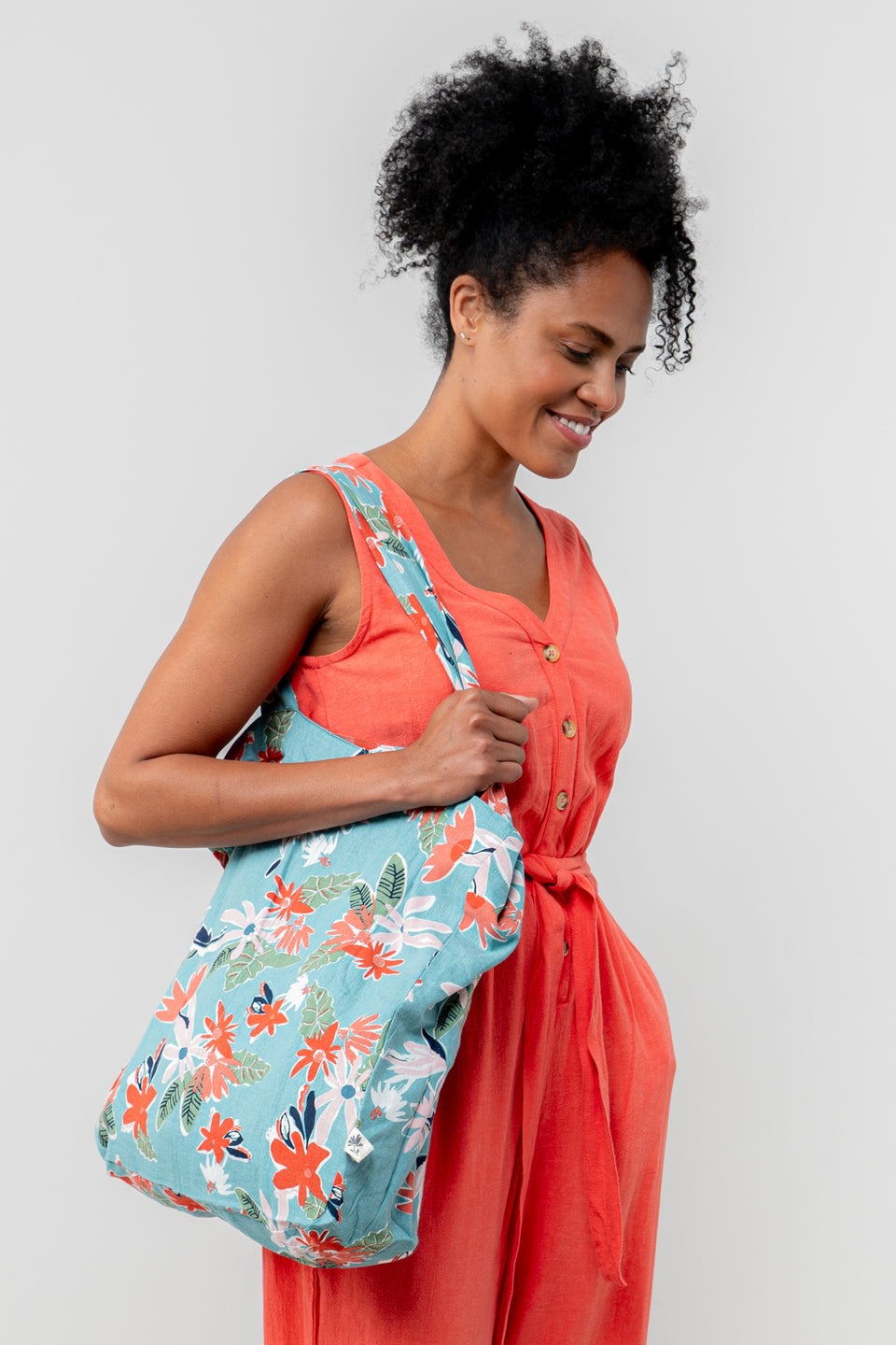 Serena Linen Shopper Bag