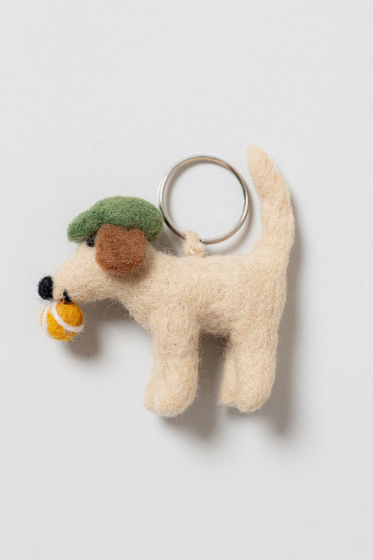 Fetch Dog Felted Friend