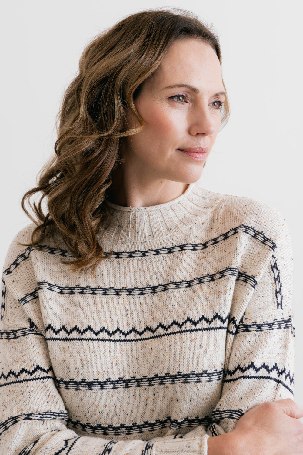 Kirstie Stripe Fleck Jumper