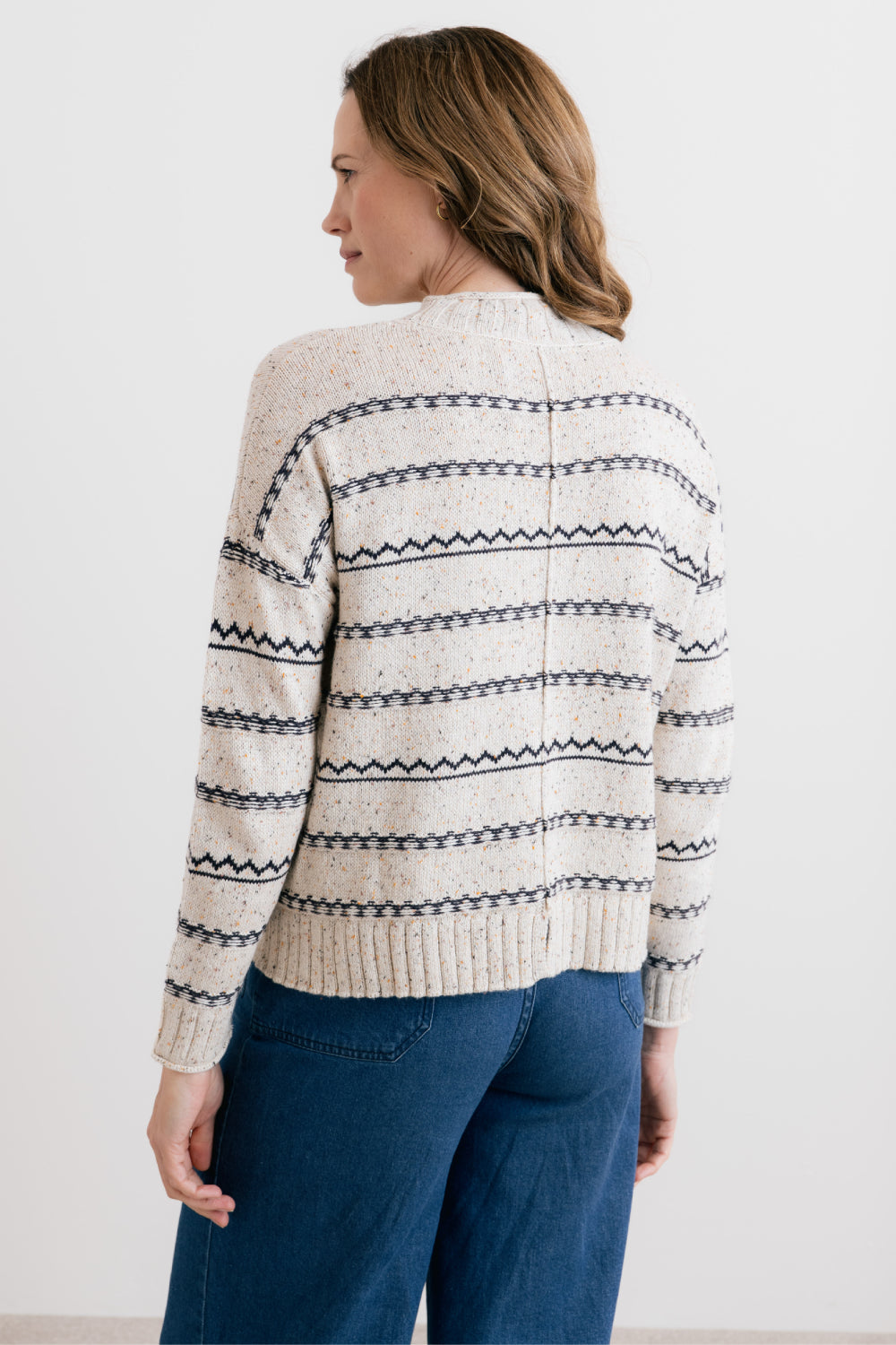 Kirstie Stripe Fleck Jumper