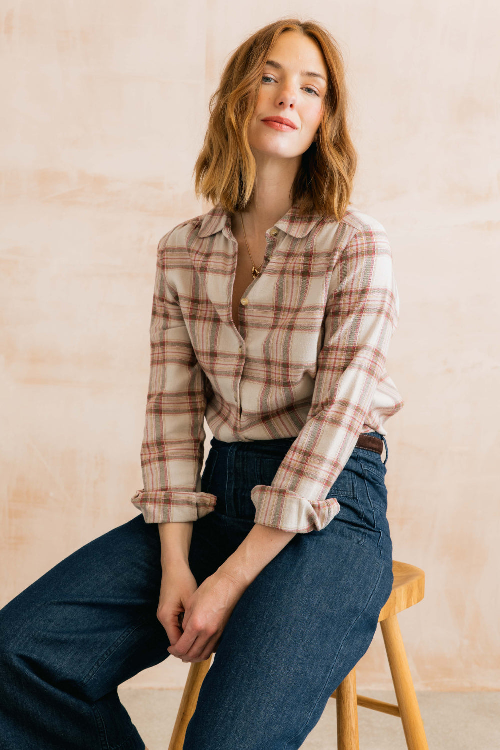 Multi Check Beech Shirt