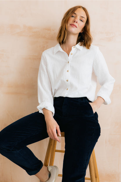 Plain Check Ana Shirt