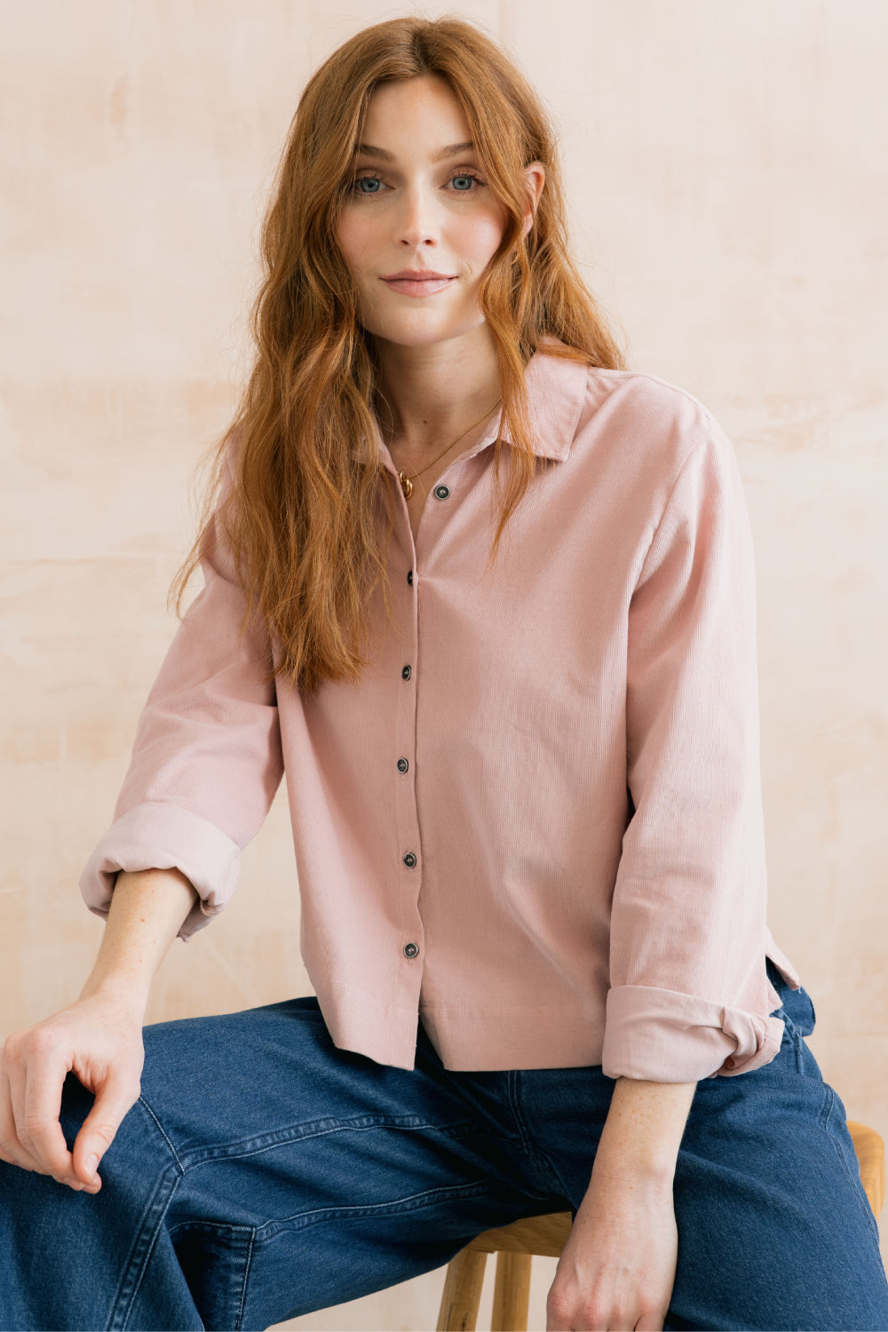 Plain Pincord Braken Shirt