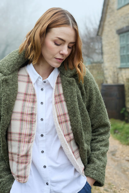 Plain Boucle Sycamore Jacket