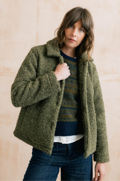 Plain Boucle Sycamore Jacket