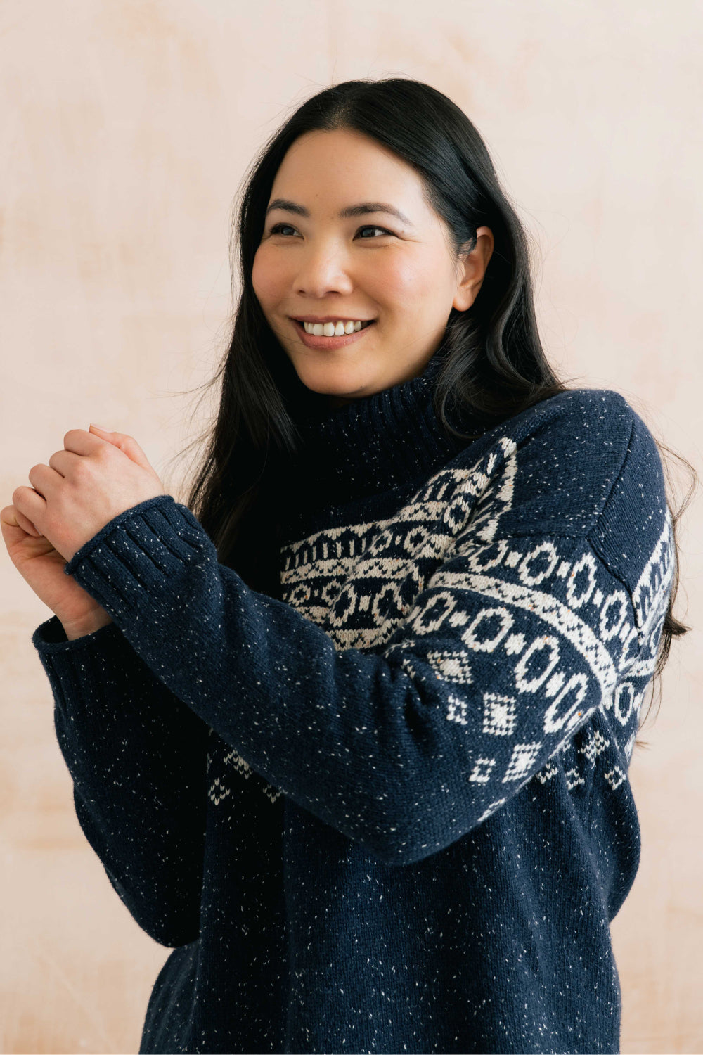 Fleck Knit Fair Isle Easel Jumper