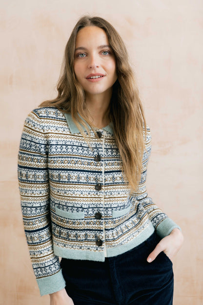 Fair Isle Chestnut Jacket