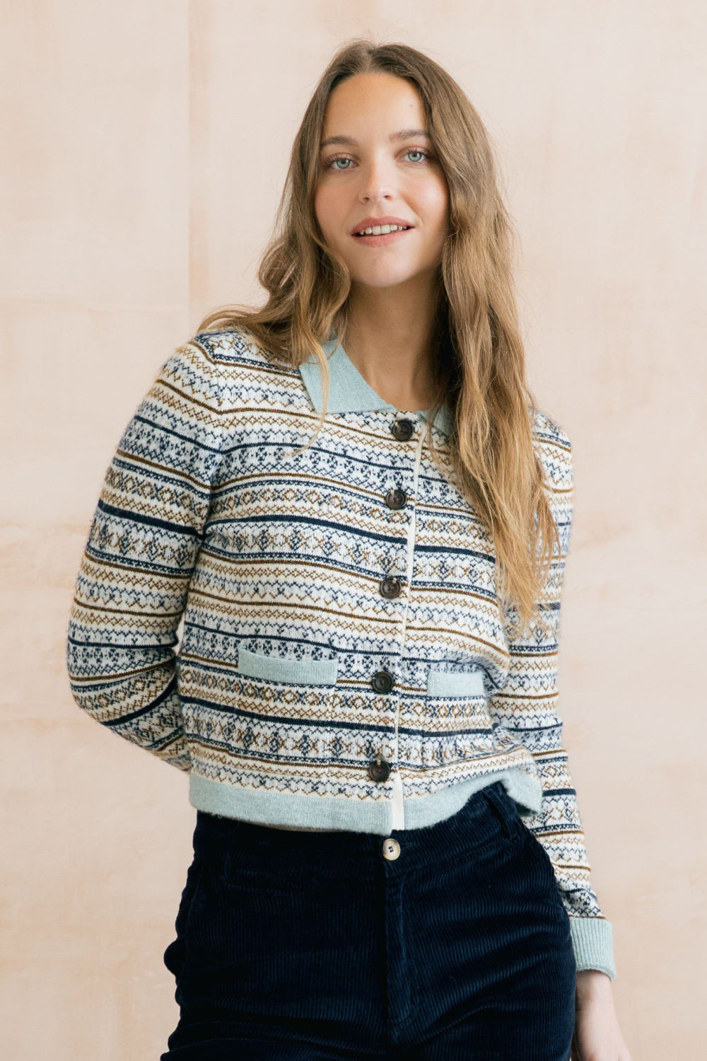 Fair Isle Chestnut Jacket