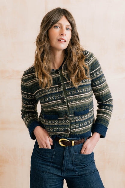 Fair Isle Chestnut Jacket