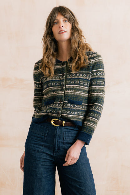 Fair Isle Chestnut Jacket