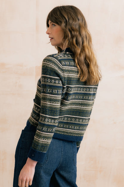 Fair Isle Chestnut Jacket