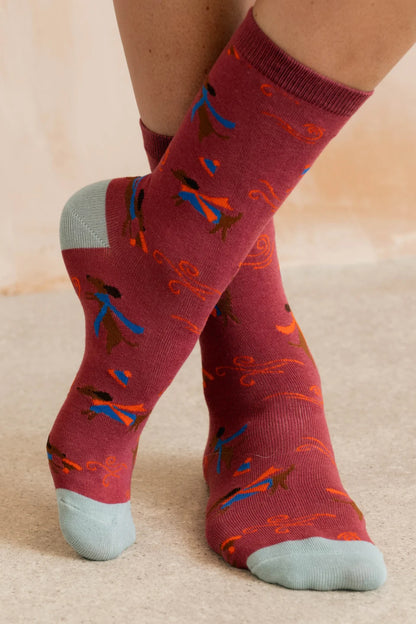 Windy Day Dog Socks