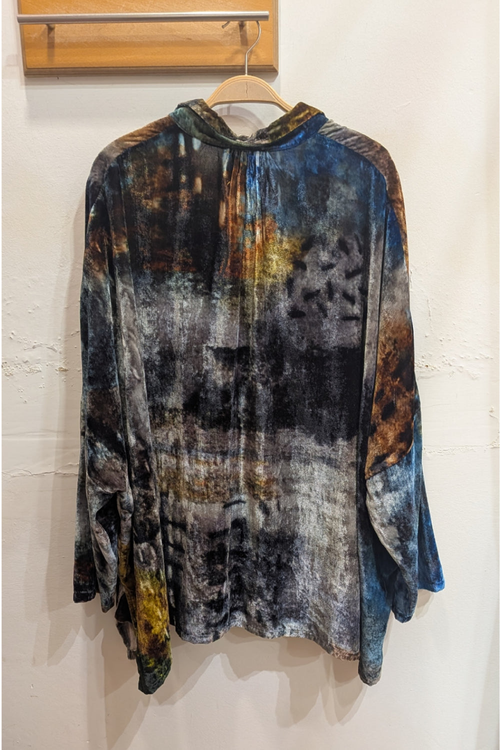 Vrinda Silk Velvet Top