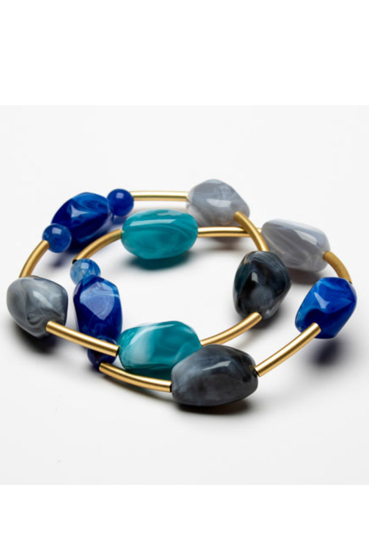 Mis-Shaped Bead Bracelet