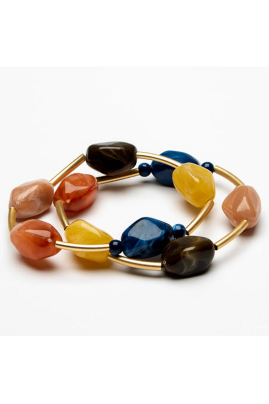 Mis-Shaped Bead Bracelet