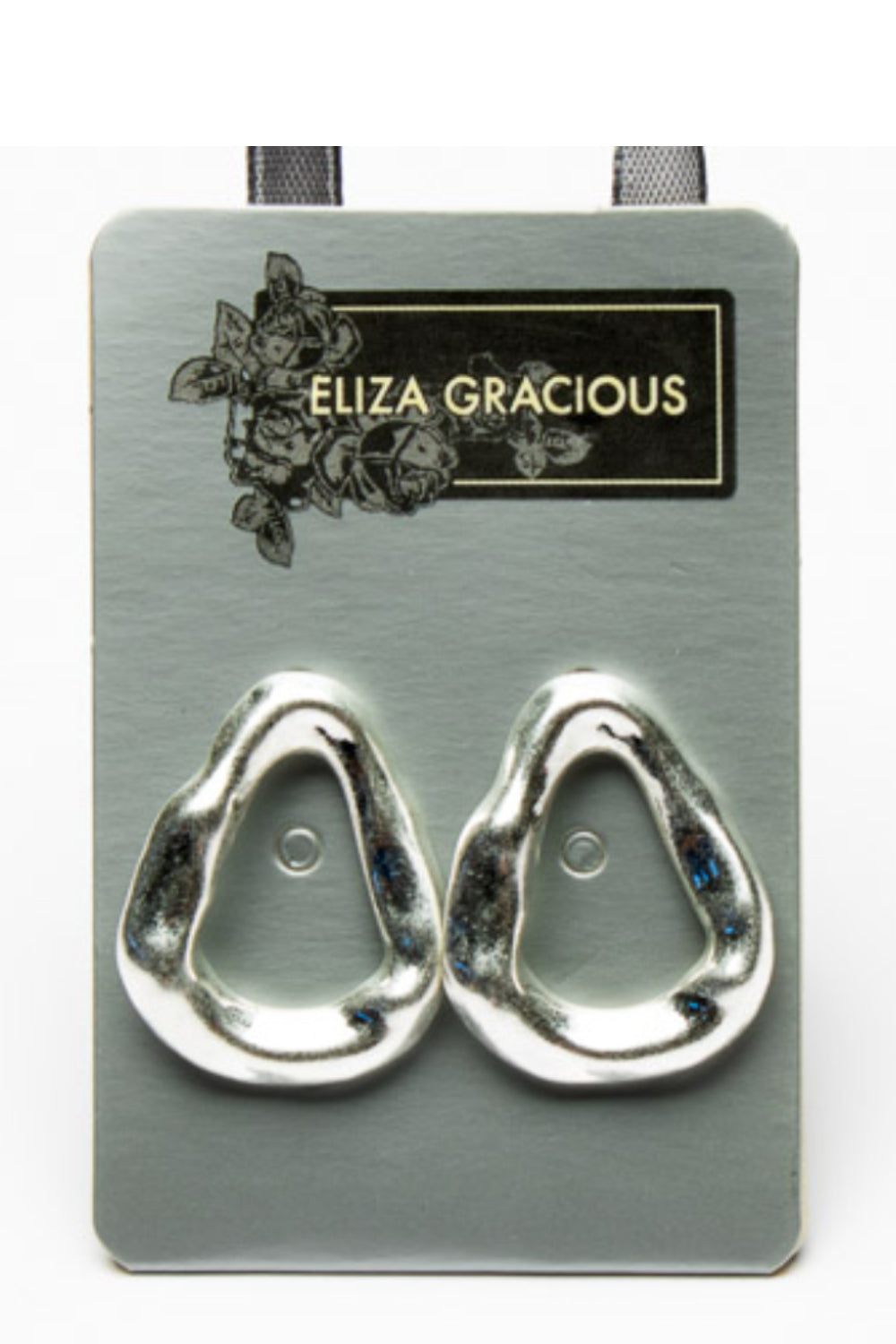Large Open Teardrop Earrings