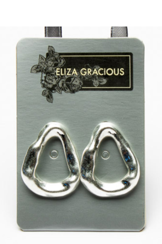 Large Open Teardrop Earrings