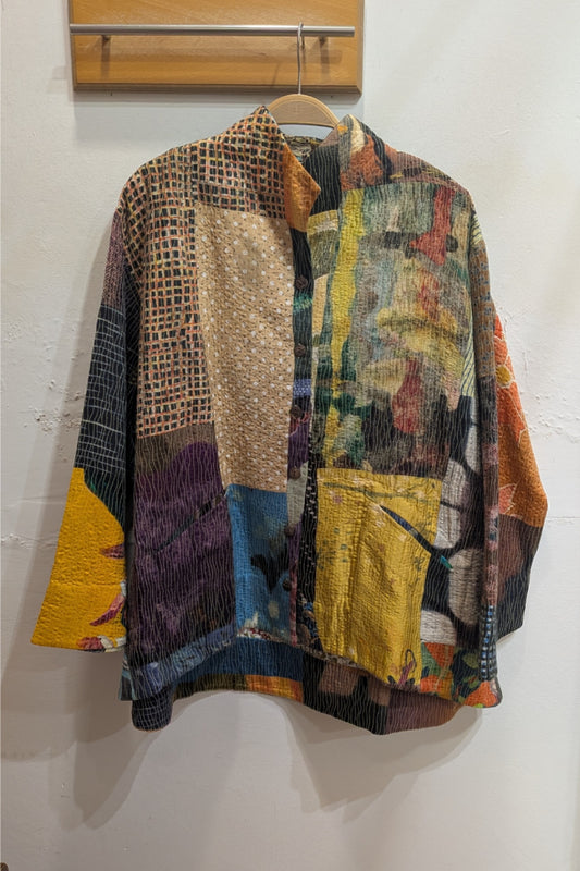 Vigee Reversible Silk Jacket